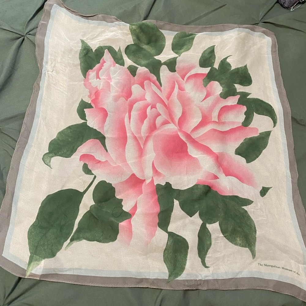100% silk scarf